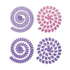 Rolled Flower, 3D Paper Flower Template bundle