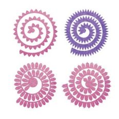 Rolled Flower, 3D Paper Flower Template bundle