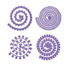 Rolled Flower, 3D Paper Flower Template bundle