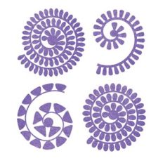 Rolled Flower, 3D Paper Flower Template bundle