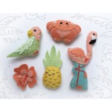 Tropical Creatures felt sewing pattern