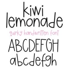 Kiwi Lemonade Font