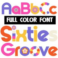 Sixties Groove Color Font