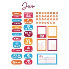 June printable planner Stickers