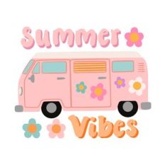 Summer Vibes Hippie Van