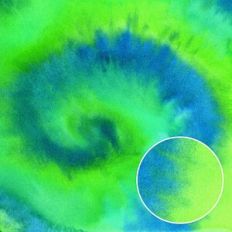 Blue Aqua Lime Watercolor Tie Dye Background Pattern