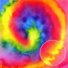 Rainbow Watercolor Tie Dye Background Pattern