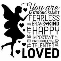 You Are Fairy Word Art Wall Art Subway Art