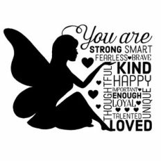 You Are Fairy Wall Art Word Art Subway Art