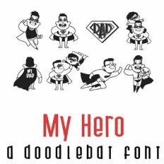 My Hero Doodlebat Font