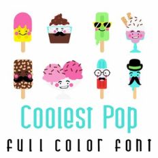 Coolest Pop Full Color Font