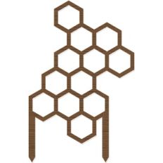 House Plant Honeycomb Trellis