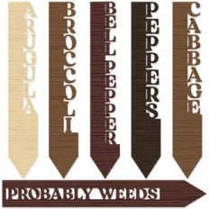 Veggie Garden Markers