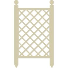 House Plant Lattice Fence