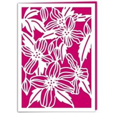Flowering Clematis Card