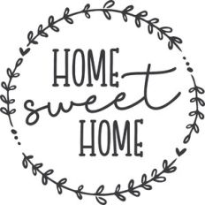 Home Sweet Home Wreath