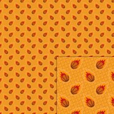 orange basketball pattern