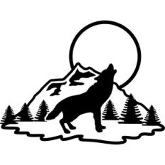 wolf scenery