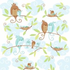 Baby Bird Families pattern
