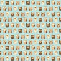 Owls background pattern