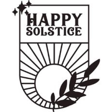 Happy Solstice Leaf