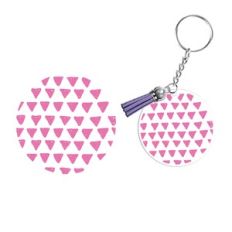 Round Circle Pattern Keychain Patterns