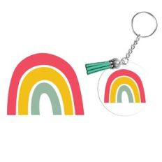 Boho Rainbow Pattern, Keychain Patterns