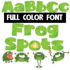 Frog Spots Color Font