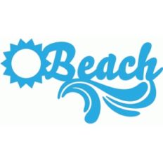 beach flourish