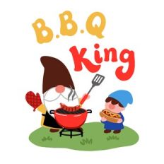 Father's Day BBQ King Gnome