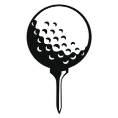 Golf Ball and Tee