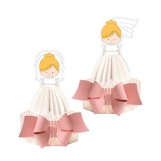 Girl blonde hair First Communion