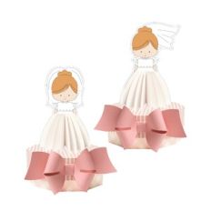 Girl red hair First Communion