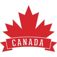 Canada Banner Maple Leaf