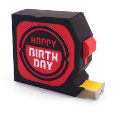 Tape Measure Treat Box Birthday