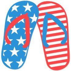 USA Flip Flops