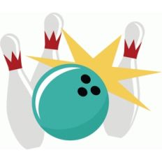 bowling ball crashing into pins