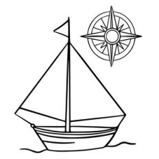 Ship and Compass cut file