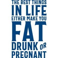 Fat Drunk or Pregnant