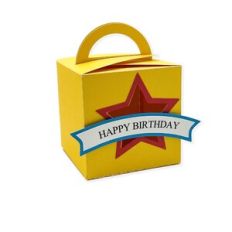 Birthday Star Square Box