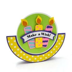 Birthday Rocker Card with Candles