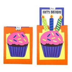 Cupcake Double Pocket Card