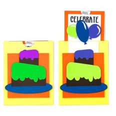 Birthday Cake Double Pocket Card