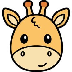 Giraffe face