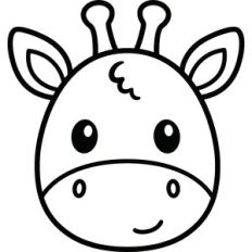 Giraffe face