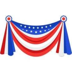Patriotic Party Ribbon