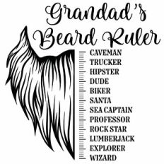 Grandad's Beard Ruler