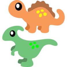 cute dinosaur set