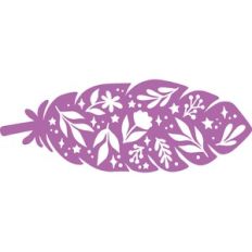 feather with leaves