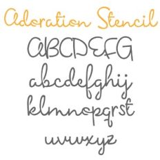 PN Adoration Stencil